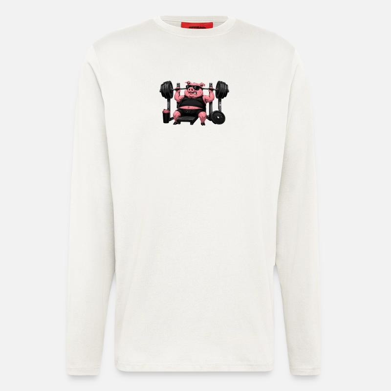 FatPig - Langarmshirt - made by SPREAD  - OFF WHITE