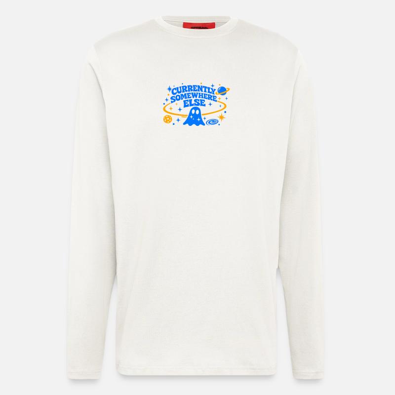 CURRENTLY SOMEWHERE ELSE - Longsleeve - made by SPREAD - OFF WHITE