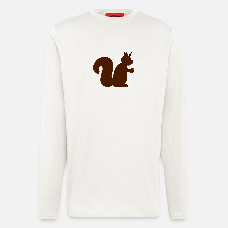 Einhorn Eichhörnchen - Langarmshirt - made by SPREAD  - OFF WHITE