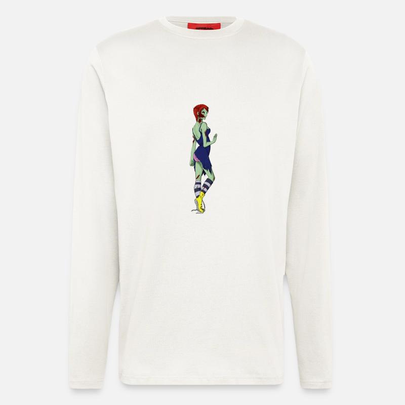 Zombie Lady - Langarmshirt - made by SPREAD  - OFF WHITE