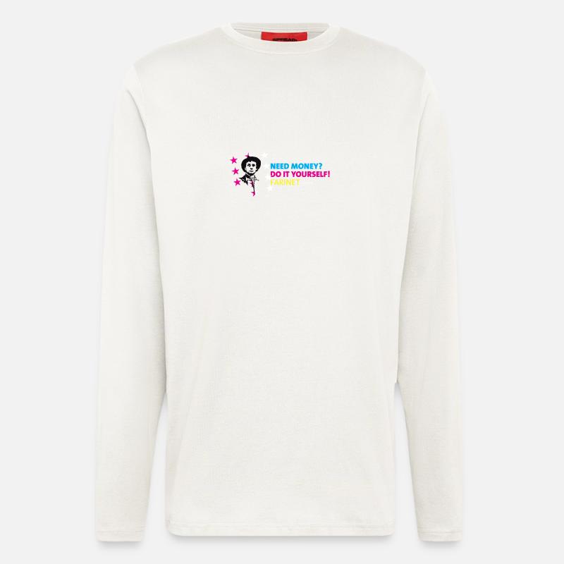 Farinet DIY Horizontal - Langarmshirt - made by SPREAD  - OFF WHITE