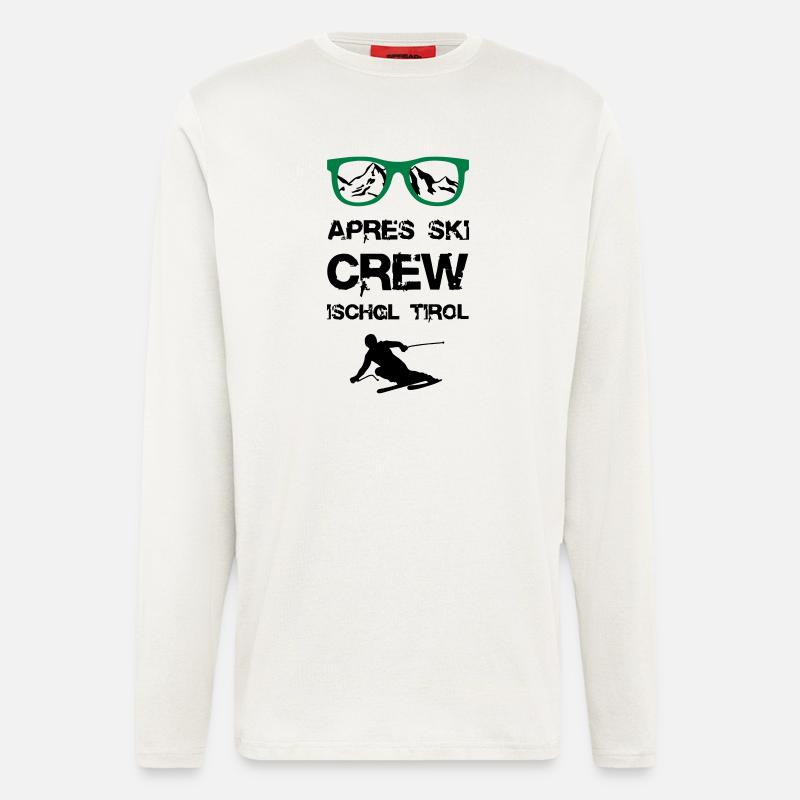 Apres Ski Crew Ischgl - Langarmshirt - made by SPREAD  - OFF WHITE
