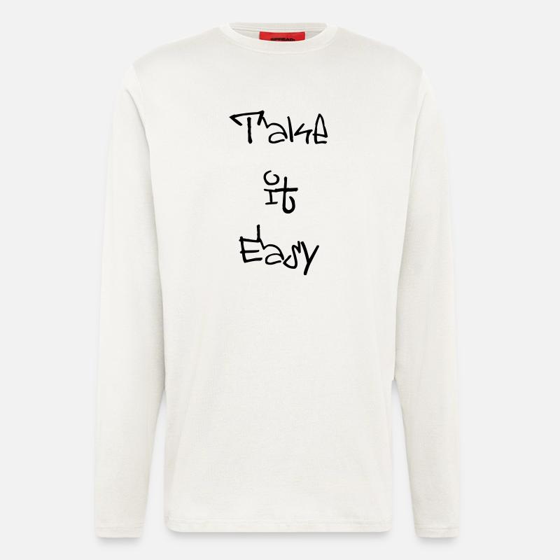take_it_easy - Longsleeve - made by SPREAD  - OFF WHITE