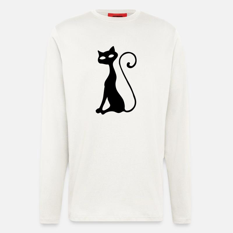 cat - Langarmshirt - made by SPREAD  - OFF WHITE