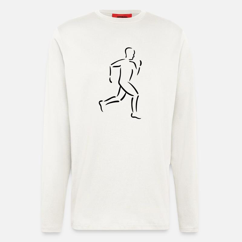 Laufen - Langarmshirt - made by SPREAD  - OFF WHITE