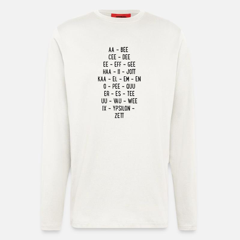 abc - Langarmshirt - made by SPREAD  - OFF WHITE