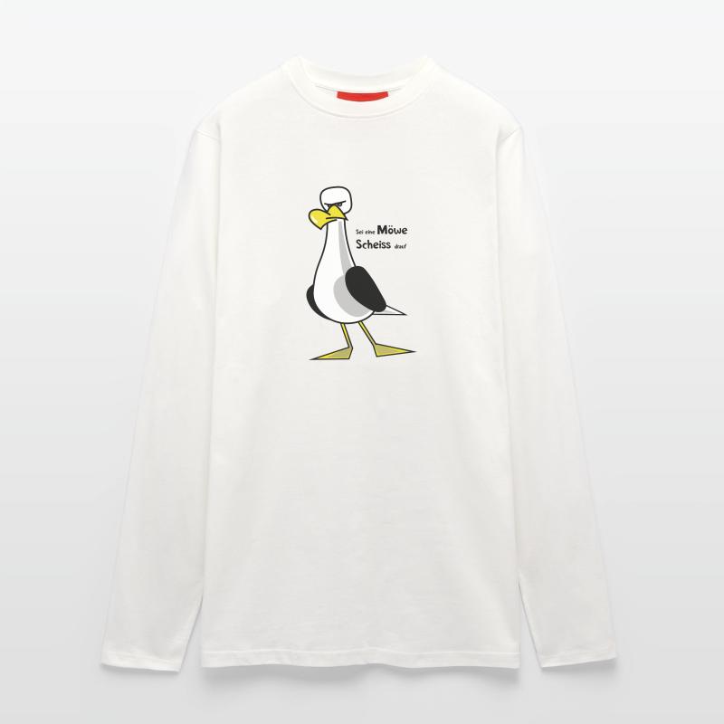 Sei eine Möwe ... Langarmshirt - made by SPREAD 