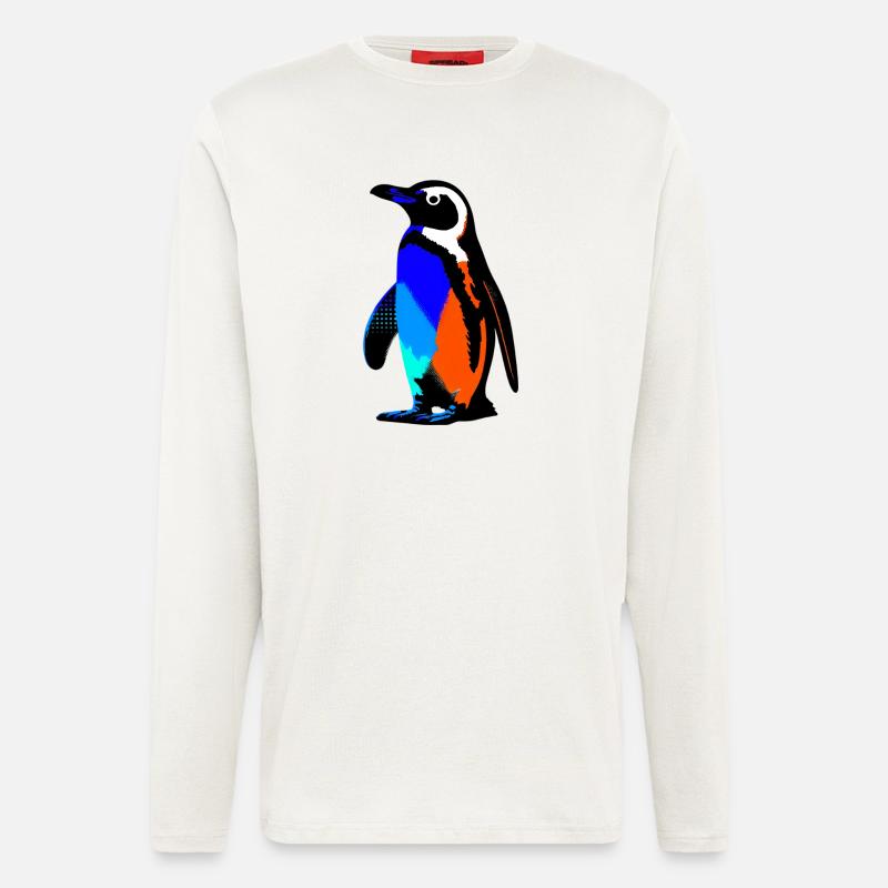 Pinguin - Langarmshirt - made by SPREAD  - OFF WHITE