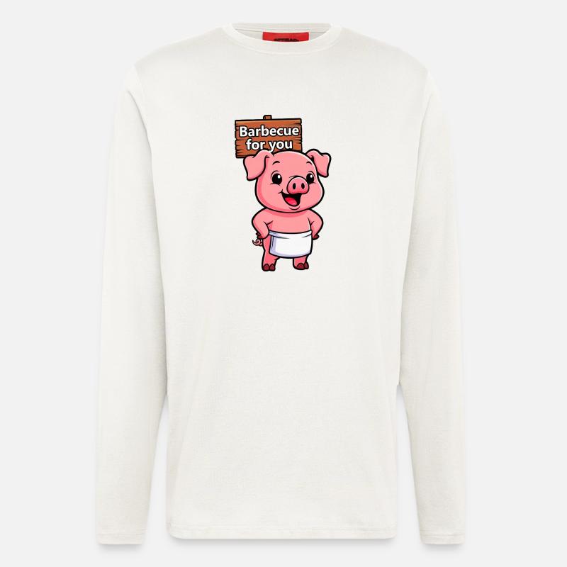 Cricket sign with pig - Longsleeve - made by SPREAD - OFF WHITE