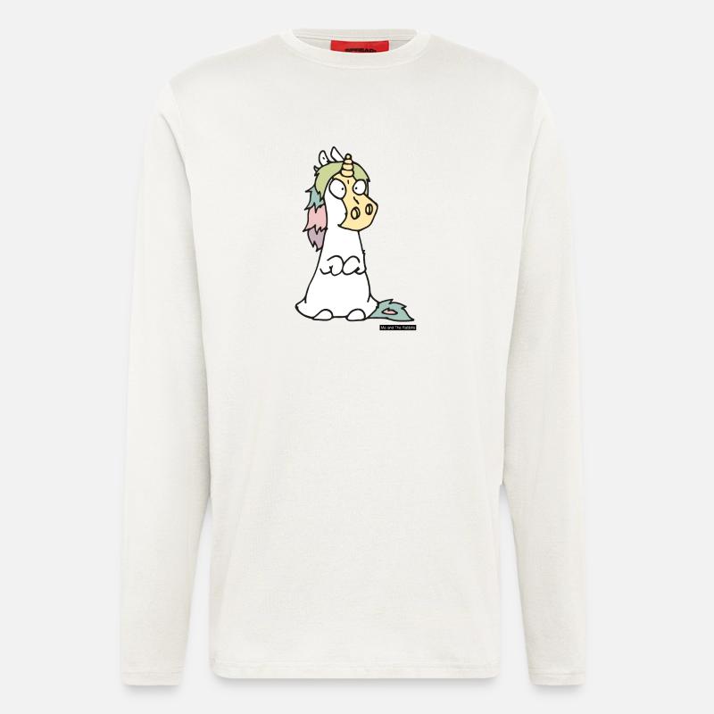 Pferd # 1 - Langarmshirt - made by SPREAD  - OFF WHITE