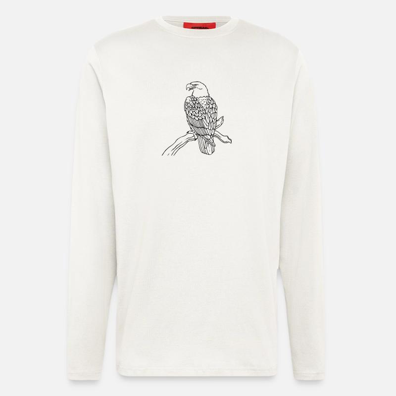 eagle208 - Langarmshirt - made by SPREAD  - OFF WHITE