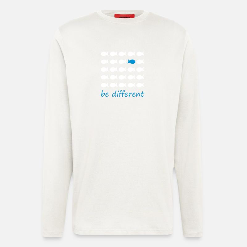 be different - Langarmshirt - made by SPREAD  - OFF WHITE