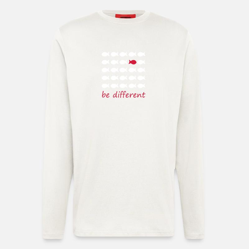 be different - Langarmshirt - made by SPREAD  - OFF WHITE
