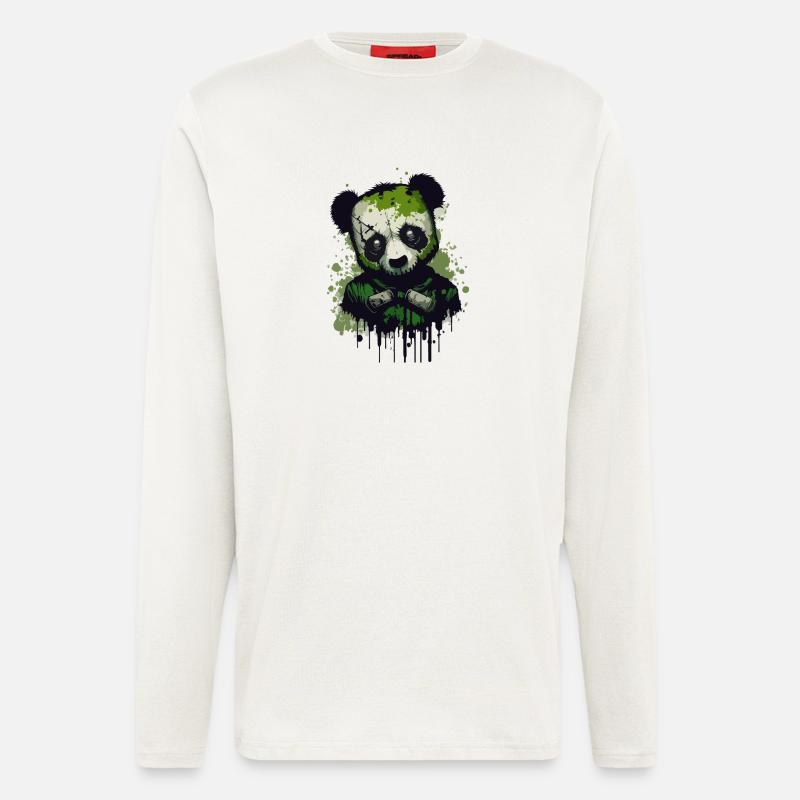 Toxic Panda - Langarmshirt - made by SPREAD  - OFF WHITE