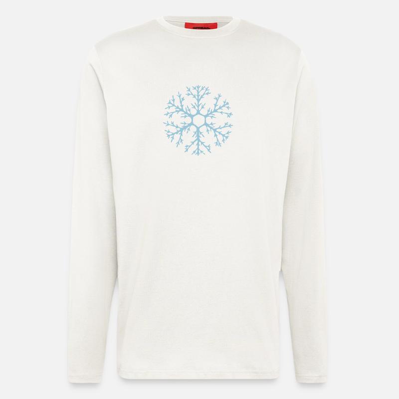 Natural snowflake with many ramifications - Longsleeve - made by SPREAD  - OFF WHITE