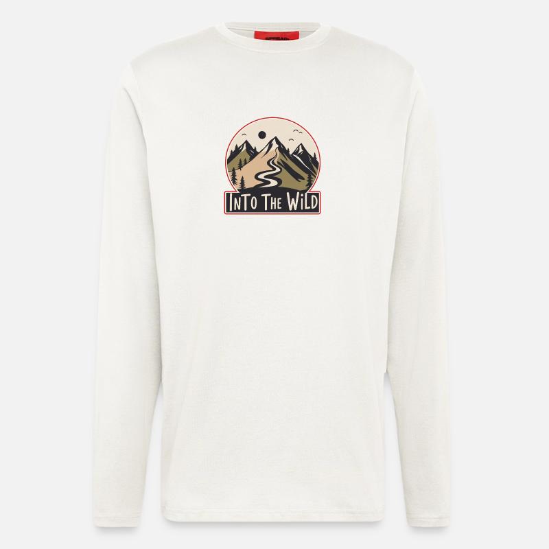 IntoTheWild - Langarmshirt - made by SPREAD  - OFF WHITE