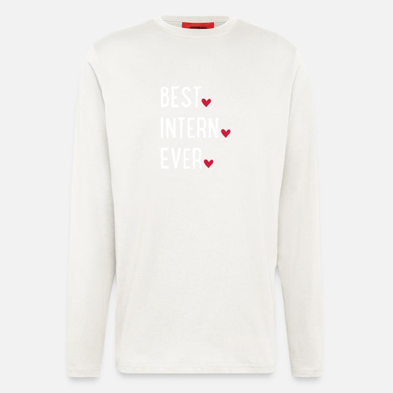 best intern ever - Langarmshirt - made by SPREAD  - OFF WHITE