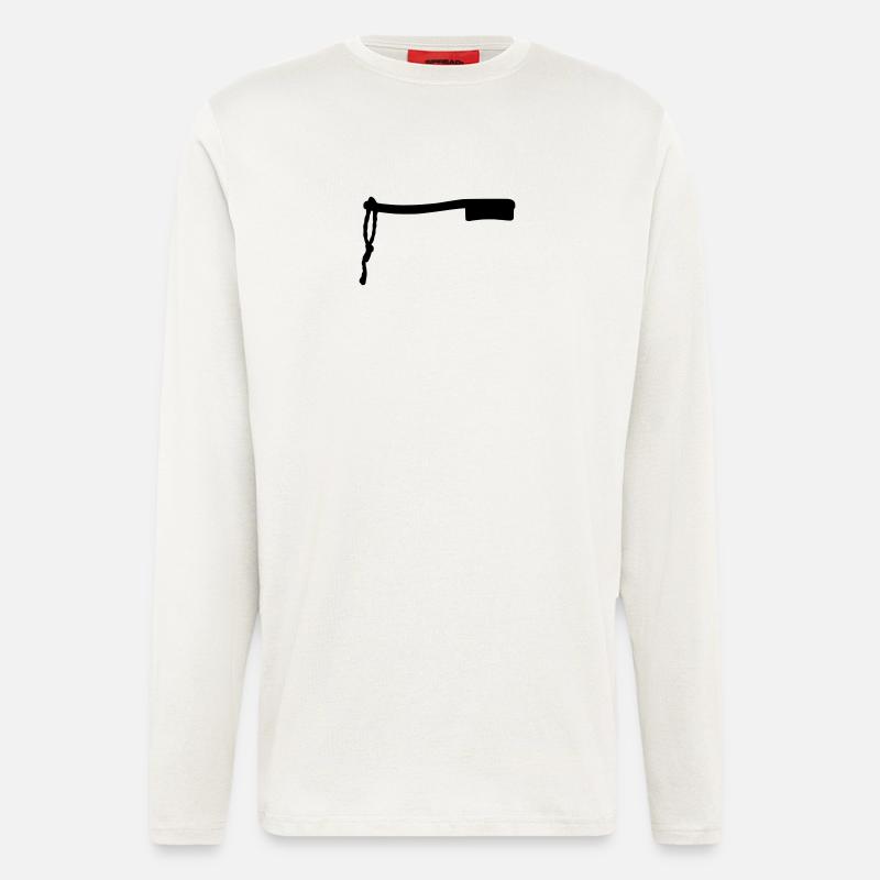 Boulderbrush - Manches longues bio décontracté fabriqué en UE - OFF WHITE