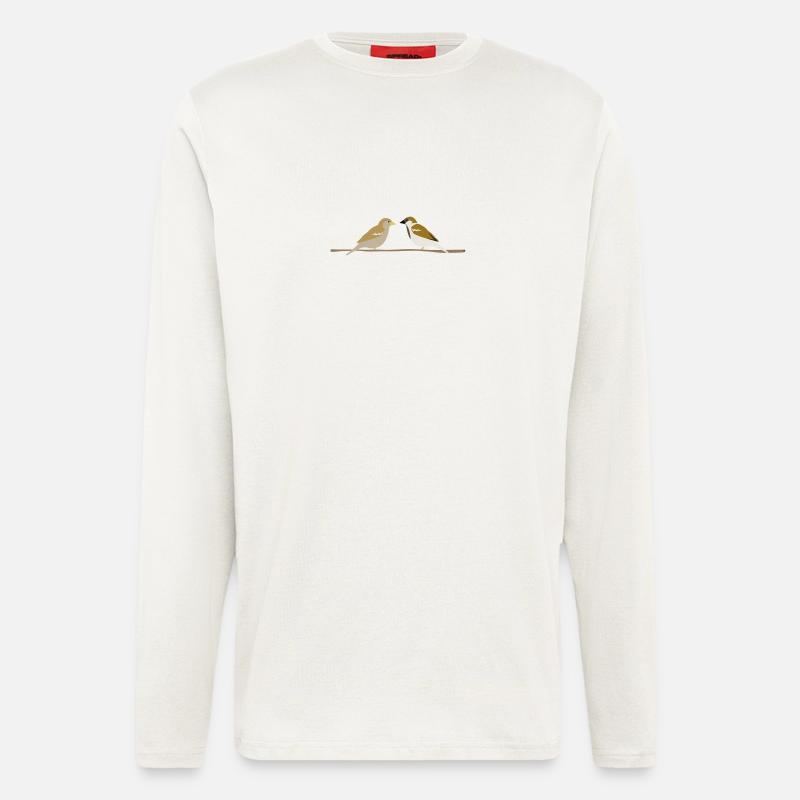 sparrows - Longsleeve - made by SPREAD  - OFF WHITE