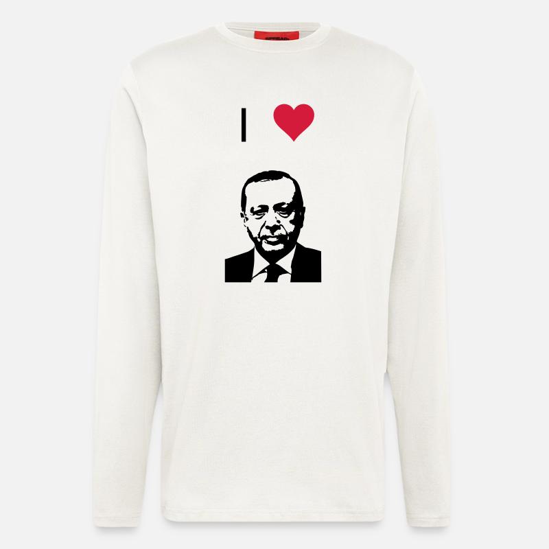 Recep Tayyip Erdoğan - Langarmshirt - made by SPREAD  - OFF WHITE