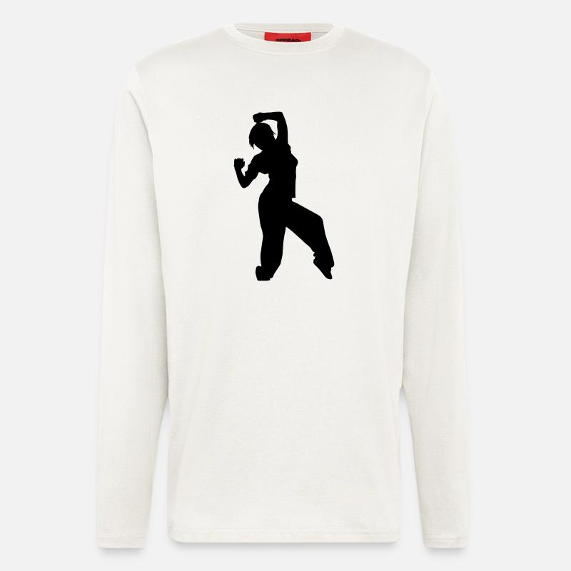hip hop dancer - Longsleeve - made by SPREAD  - OFF WHITE