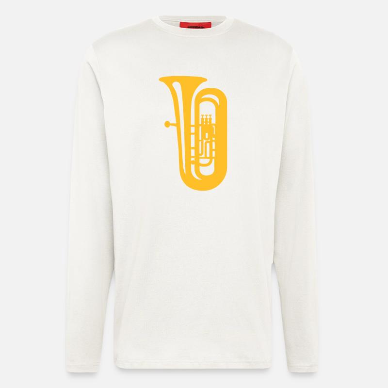 Tuba - Langarmshirt - made by SPREAD  - OFF WHITE