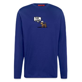 JE PEUX GRIMPER ! - Manches longues bio décontracté fabriqué en UE - OFF WHITE - Devant