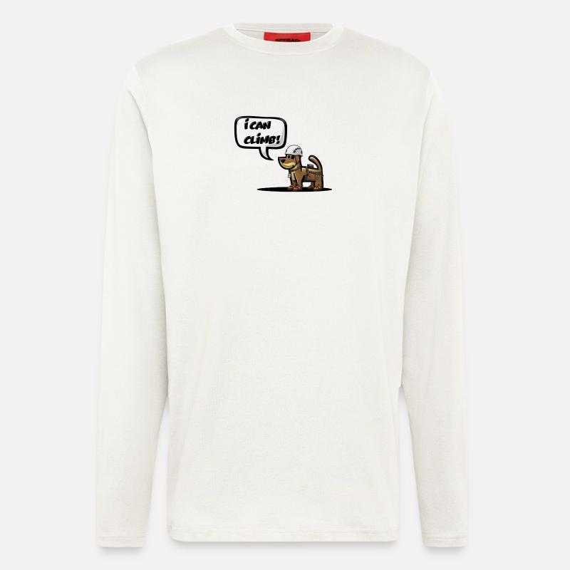 ICH KANN KLETTERN! - Langarmshirt - made by SPREAD  - OFF WHITE