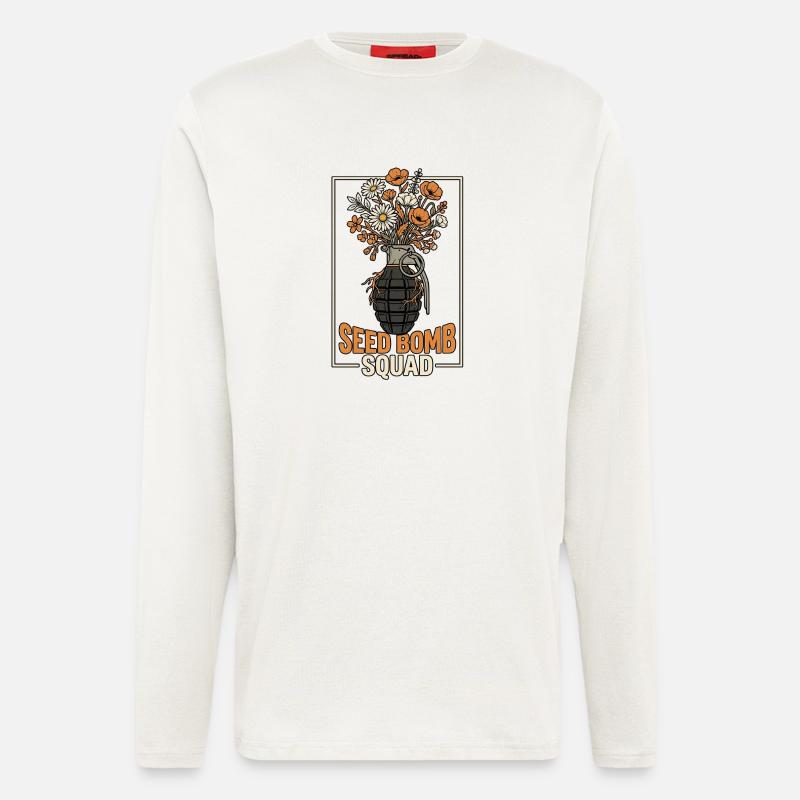 Seed Planting Future - Langarmshirt - made by SPREAD  - OFF WHITE