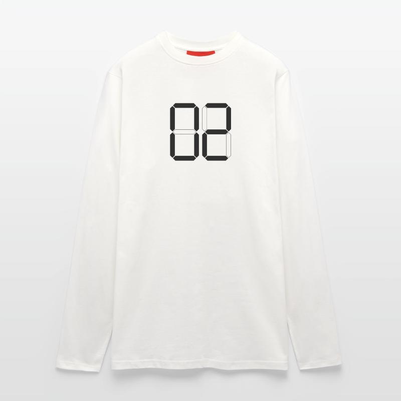 NUMMER 02 Null Zwei Geburtstag Geschenk Digital Langarmshirt - made by SPREAD 