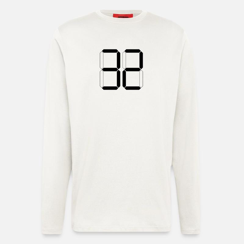 NUMMER 32 Zweiunddreißig Geschenk Digital - Langarmshirt - made by SPREAD  - OFF WHITE