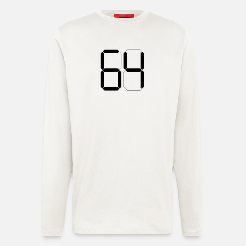 NUMBER 64 Sixty-Four Gift Digital - Longsleeve - made by SPREAD - OFF WHITE