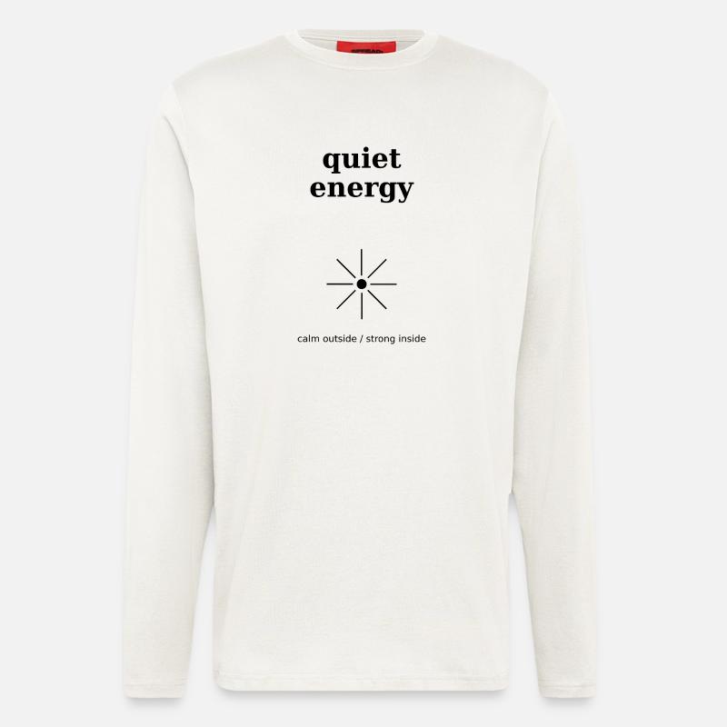 Quiet energy - Longsleeve - made by SPREAD - OFF WHITE
