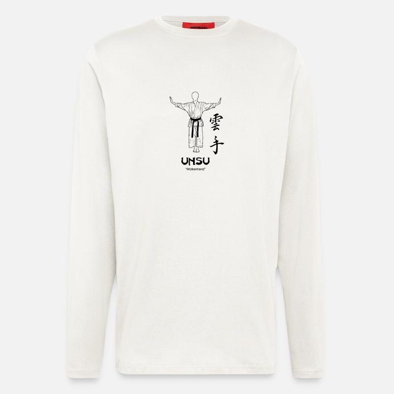 Kata Unsu - Langarmshirt - made by SPREAD  - OFF WHITE