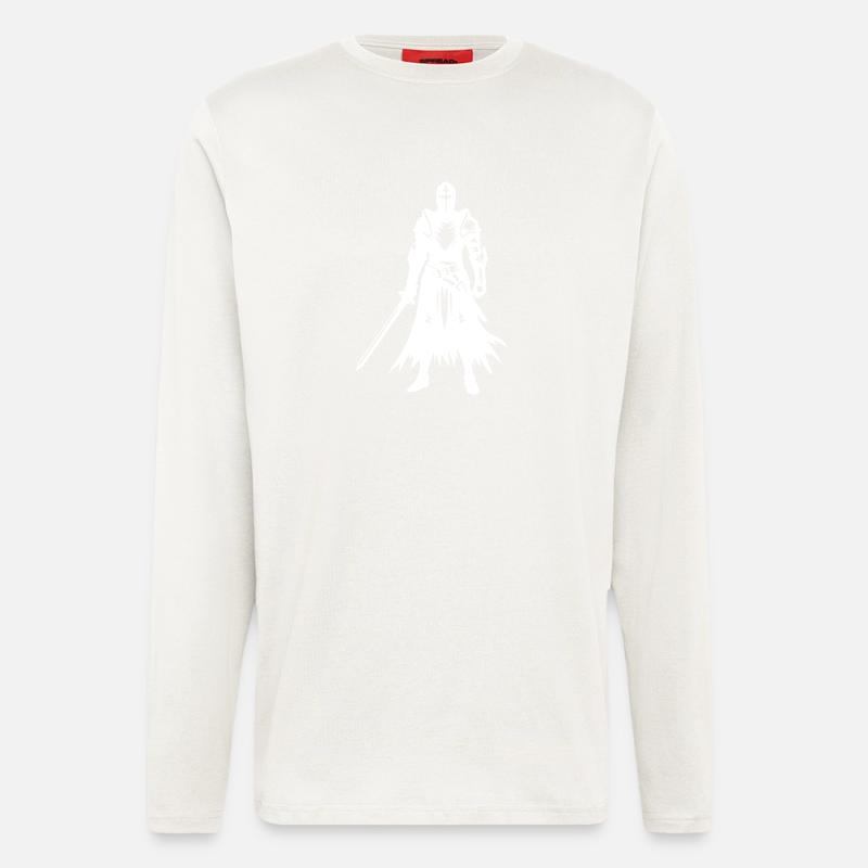 Knight with Sword - Longsleeve - made by SPREAD - OFF WHITE