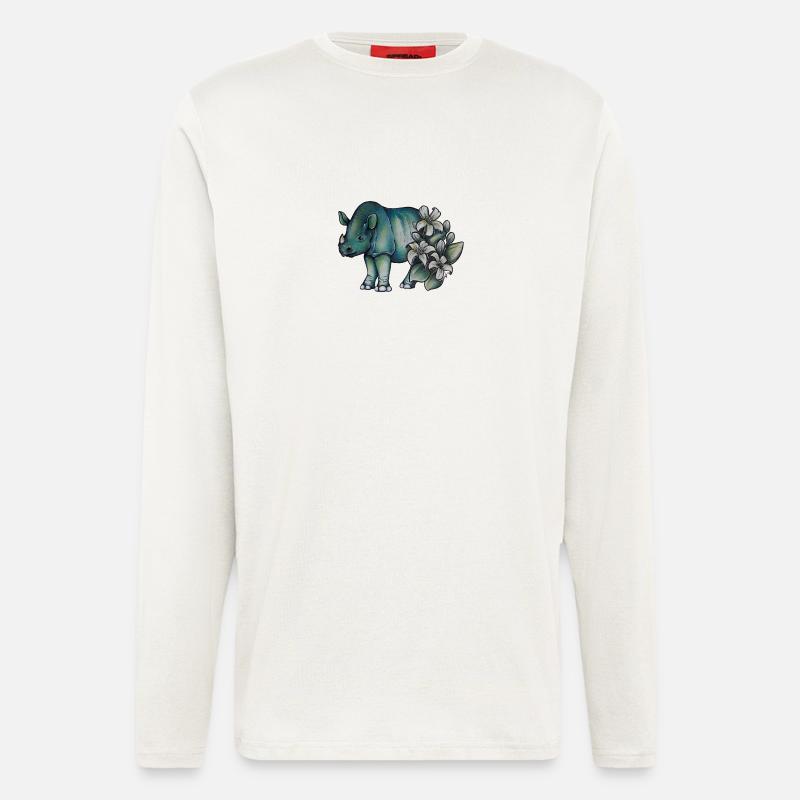 Java-Nashorn - Langarmshirt - made by SPREAD  - OFF WHITE