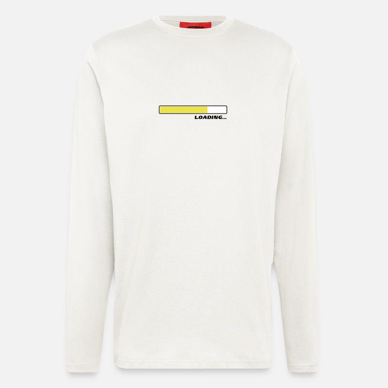Loading... Ladebalken Status 3c - Langarmshirt - made by SPREAD  - OFF WHITE