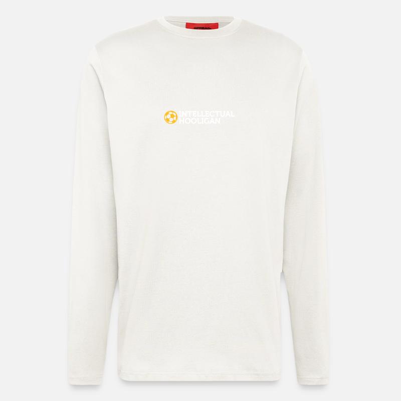 Intellectual Hooligan - Longsleeve - made by SPREAD  - OFF WHITE