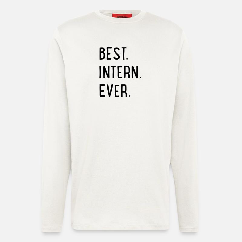 best intern ever - Langarmshirt - made by SPREAD  - OFF WHITE