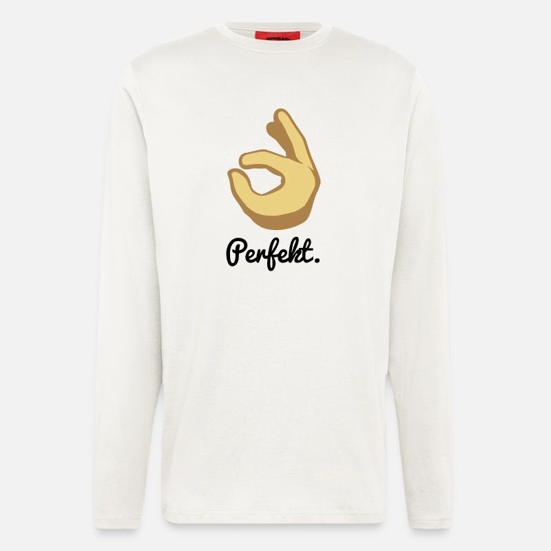 Perfekt. - Langarmshirt - made by SPREAD  - OFF WHITE
