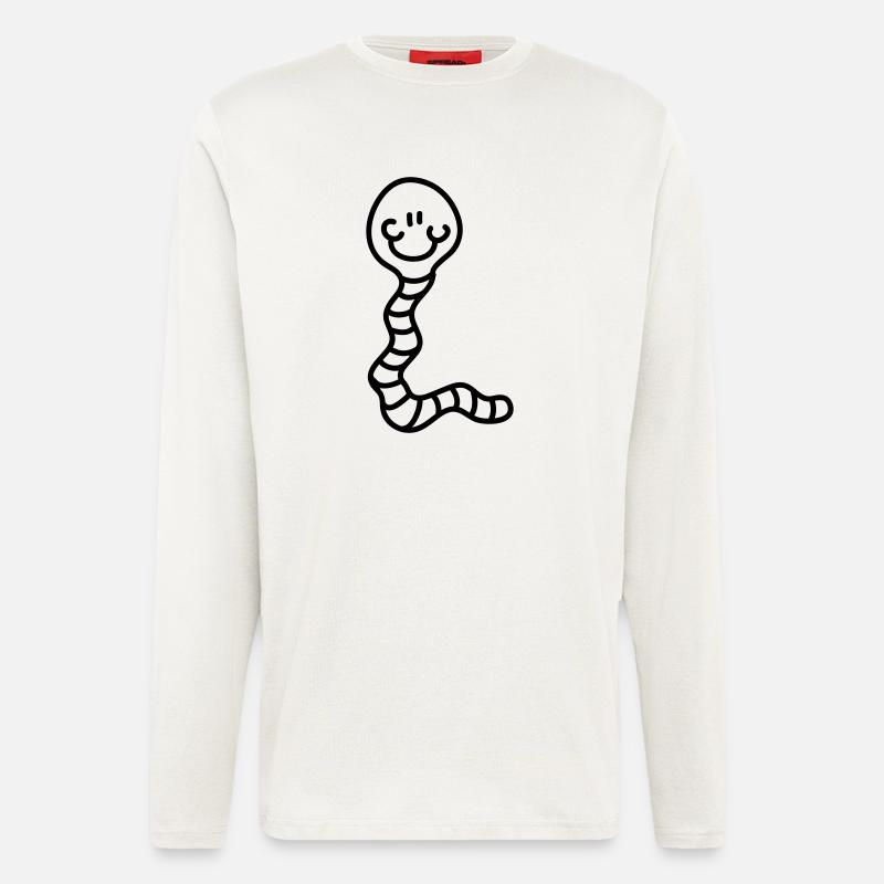 Wurm - Line - Langarmshirt - made by SPREAD  - OFF WHITE