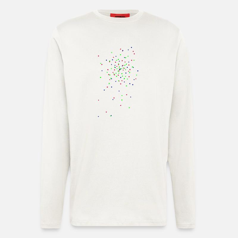 konfetti räppli flocken - Langarmshirt - made by SPREAD  - OFF WHITE
