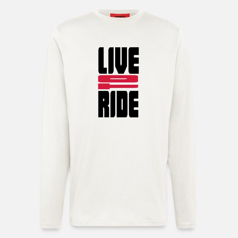 biker - Langarmshirt - made by SPREAD  - OFF WHITE