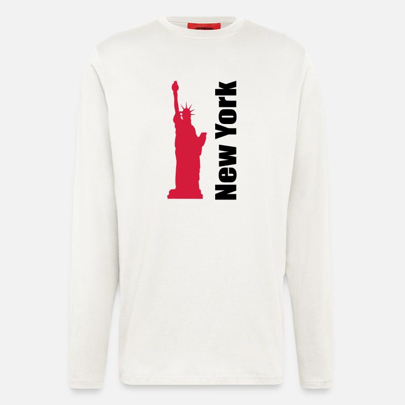New York - Langarmshirt - made by SPREAD  - OFF WHITE