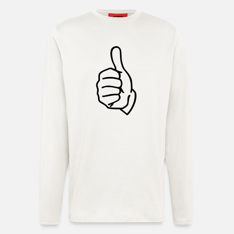 Daumen - Langarmshirt - made by SPREAD  - OFF WHITE