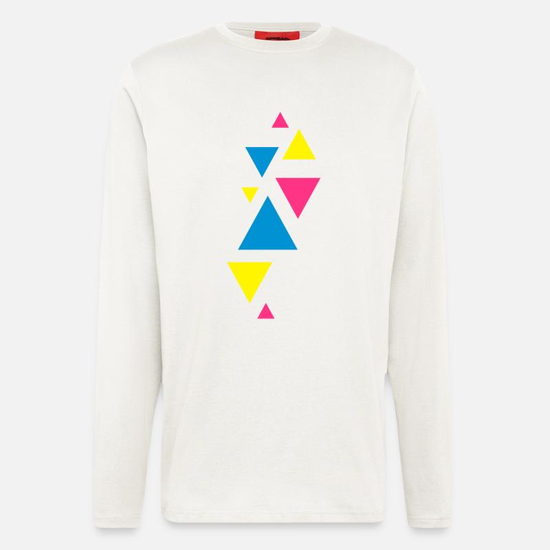 three eckedesign forms hipster - Longsleeve - made by SPREAD  - OFF WHITE