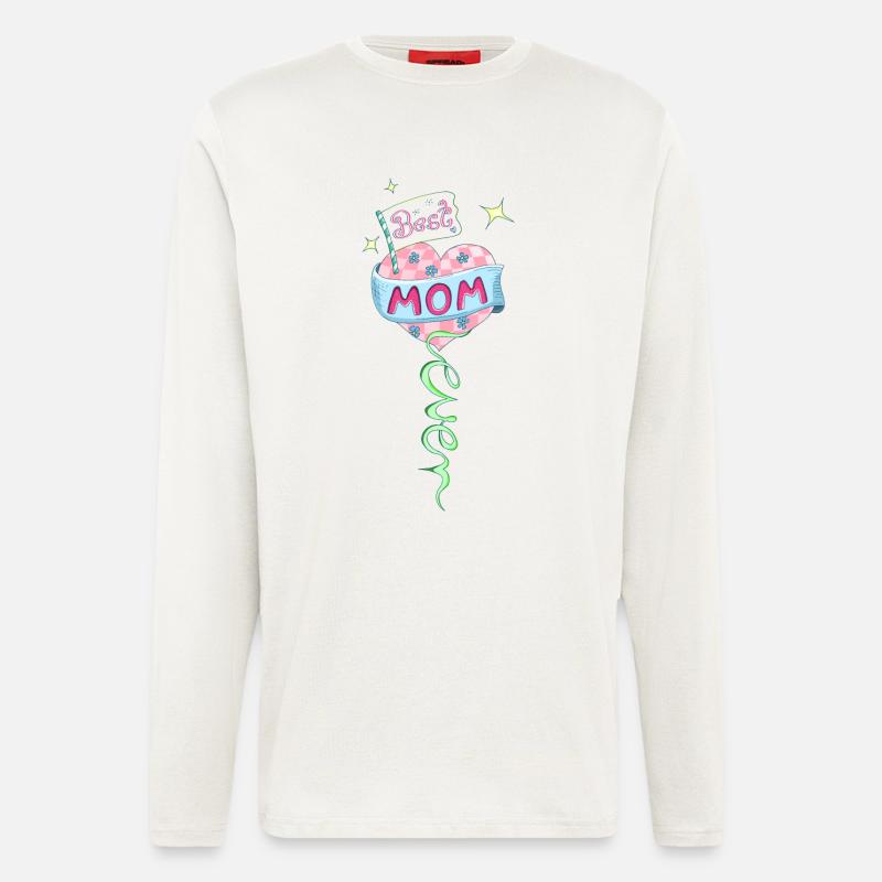 Best Mom ever! - Langarmshirt - made by SPREAD  - OFF WHITE