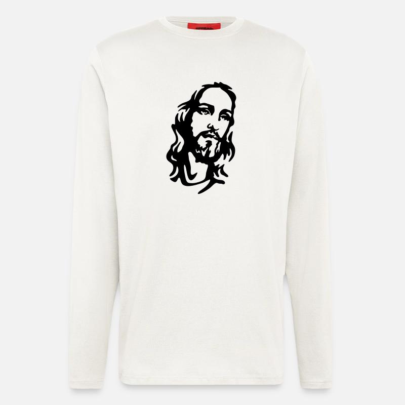Christus - Langarmshirt - made by SPREAD  - OFF WHITE