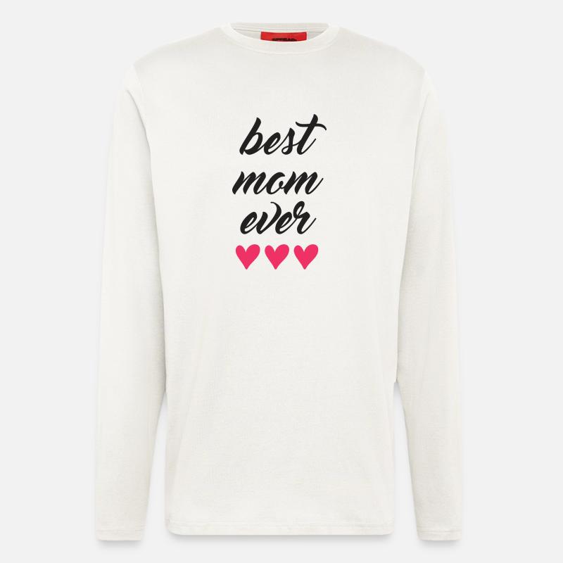 Beste Mutter aller Zeiten - Langarmshirt - made by SPREAD  - OFF WHITE