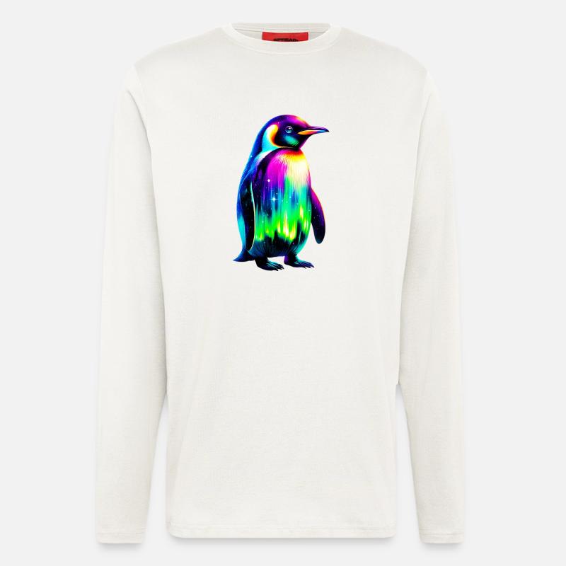 Pinguin - Langarmshirt - made by SPREAD  - OFF WHITE